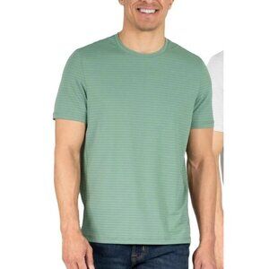 NWOT Soybu Men's XXL Green Striped Short Sleeve Active T-Shirt